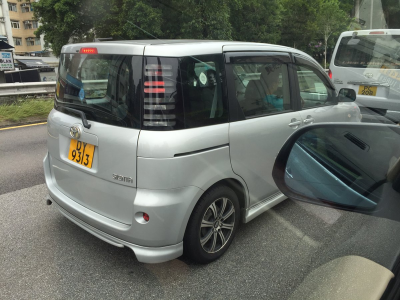 An older Toyota Sienta